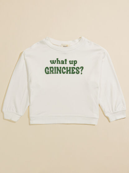 What Up Grinches Sweatshirt - TULLABEE