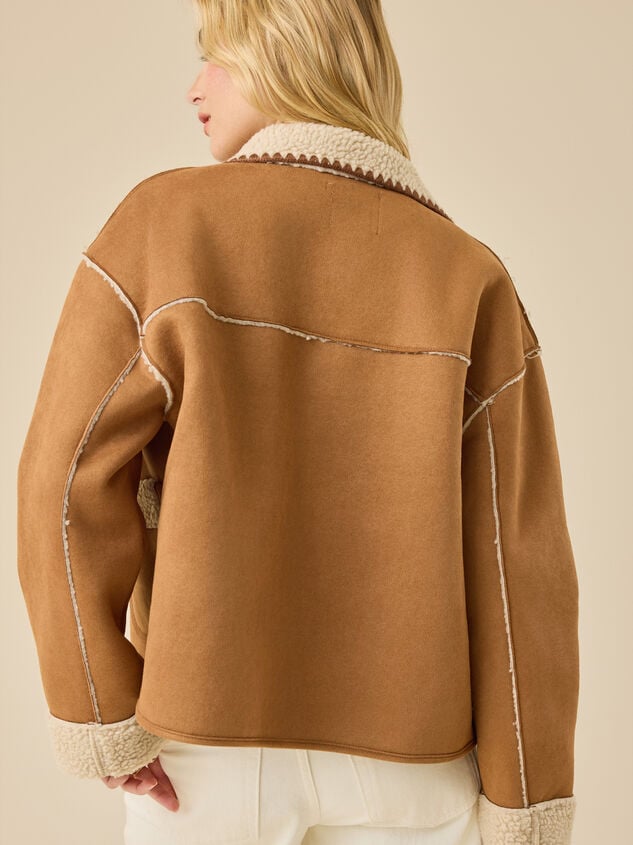 Aven Suede Jacket Detail 5 - TULLABEE