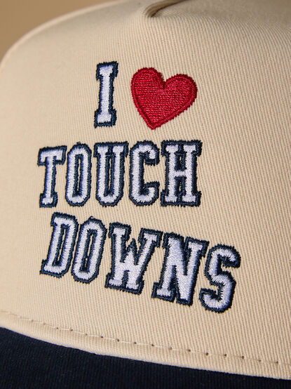 I Heart Touchdowns Trucker Hat - TULLABEE