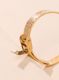 Mesh Textured Square Face Watch Detail 3 - TULLABEE