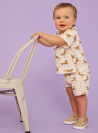 Weston Horse Tee-Shirt and Short Set - TULLABEE