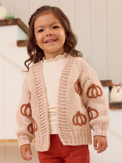Playful Pumpkins Cardigan - TULLABEE
