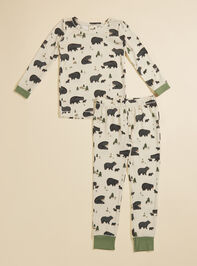 Black Bear Toddler Lounge Set - TULLABEE