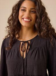 Landrie Tiered Babydoll Top Detail 4 - TULLABEE