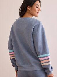 Victory Stripe Pullover Detail 4 - TULLABEE