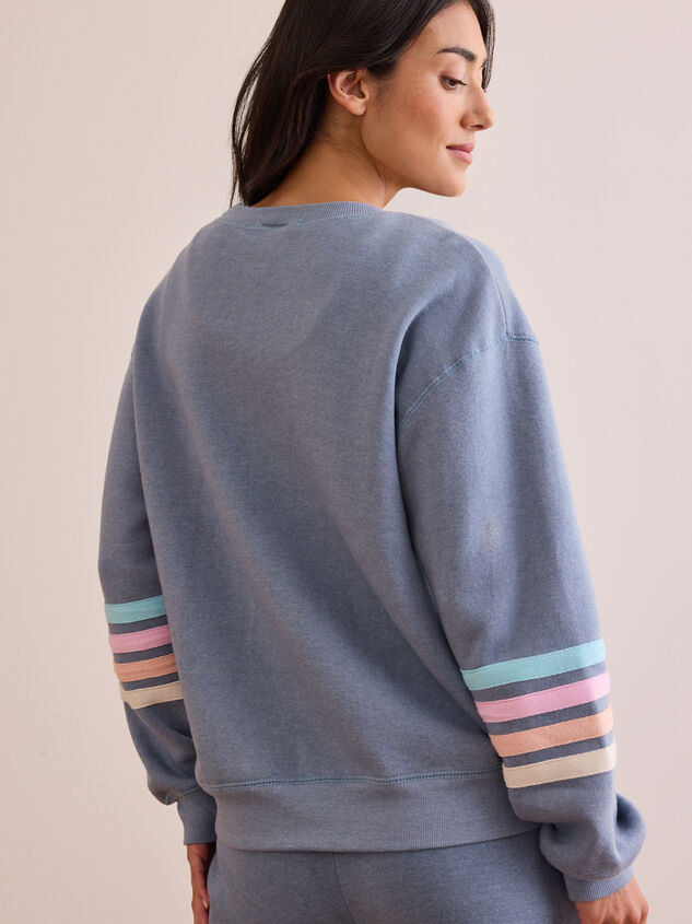 Victory Stripe Pullover Detail 4 - TULLABEE