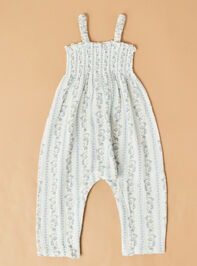 Kim Floral Stripe Daisy Jumpsuit - TULLABEE
