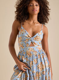 Kehlani Floral Maxi Dress Detail 3 - TULLABEE
