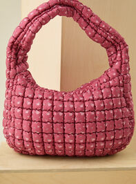 Proficient Floral Quilted Puffer Shoulder Bag Detail 5 - TULLABEE