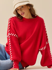 Paige Whipstitch Sweater - TULLABEE