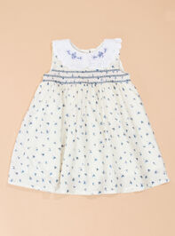 Eve Ditsy Floral Collar Dress - TULLABEE