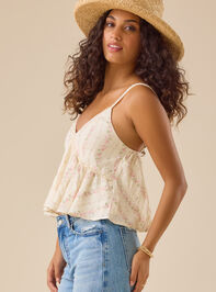 Meira Floral Tank Top Detail 3 - TULLABEE