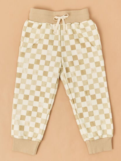 Vaughn Checkered Joggers - TULLABEE