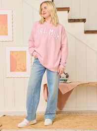 Girl Mom Graphic Sweatshirt - TULLABEE
