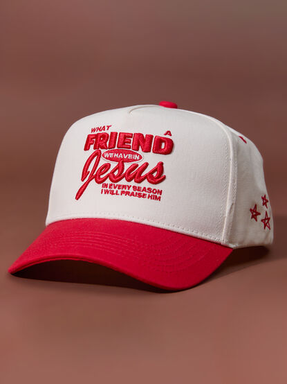 What a Friend We Have Trucker Hat - TULLABEE