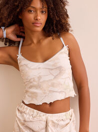 Camo Contrast Cami Detail 2 - TULLABEE