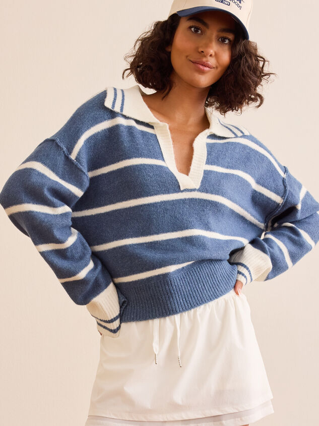 Waterside Stripe Pullover - TULLABEE