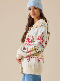 Sofia Rose Cardigan Detail 3 - TULLABEE