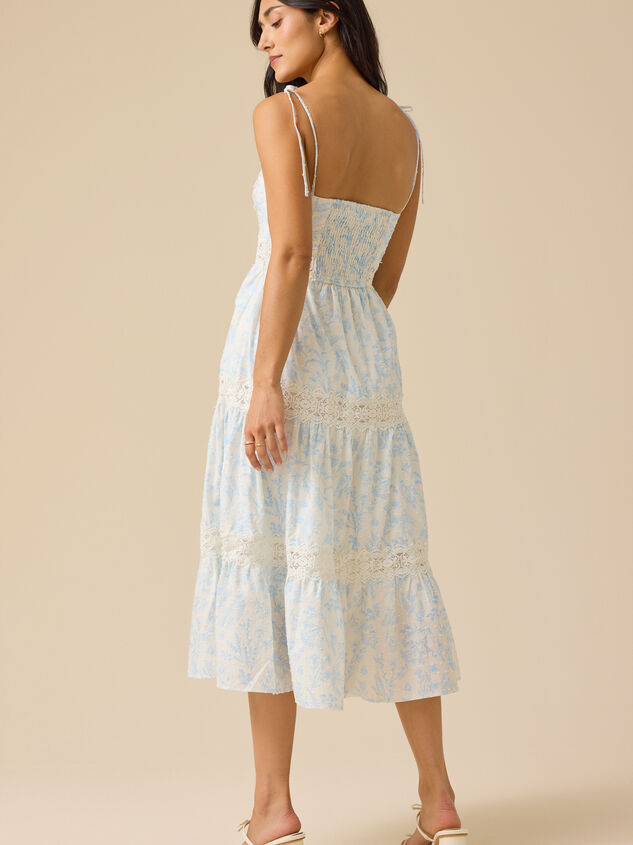 Sharen Floral Maxi Dress Detail 4 - TULLABEE