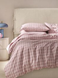 Muscat Cotton Duvet Cover Detail 2 - TULLABEE