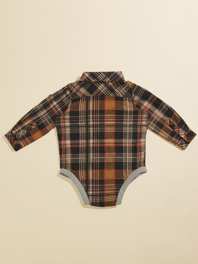 Jasper Plaid Romper by Me + Henry Detail 2 - TULLABEE