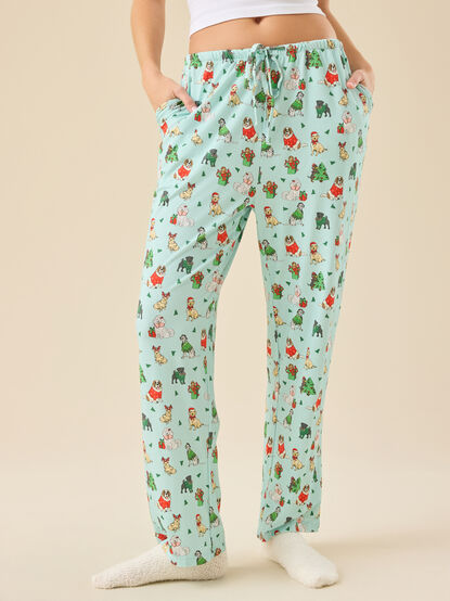 Festive Pups Pajama Pant - TULLABEE
