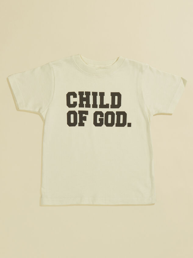 Child Of God Graphic Tee Detail 2 - TULLABEE