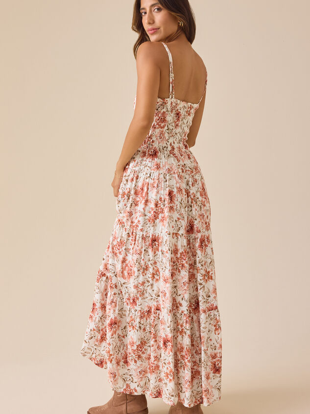 Kendall Floral Maxi Dress Detail 4 - TULLABEE