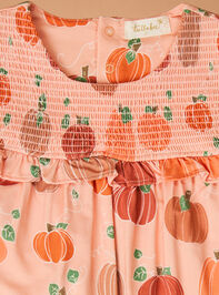Sweet Pumpkins Dress Detail 2 - TULLABEE