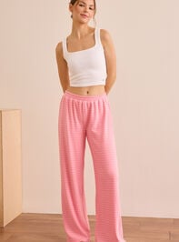 Stripe and Stretch Pant Detail 3 - TULLABEE