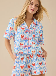 Americana Bows Sleep Shorts - TULLABEE