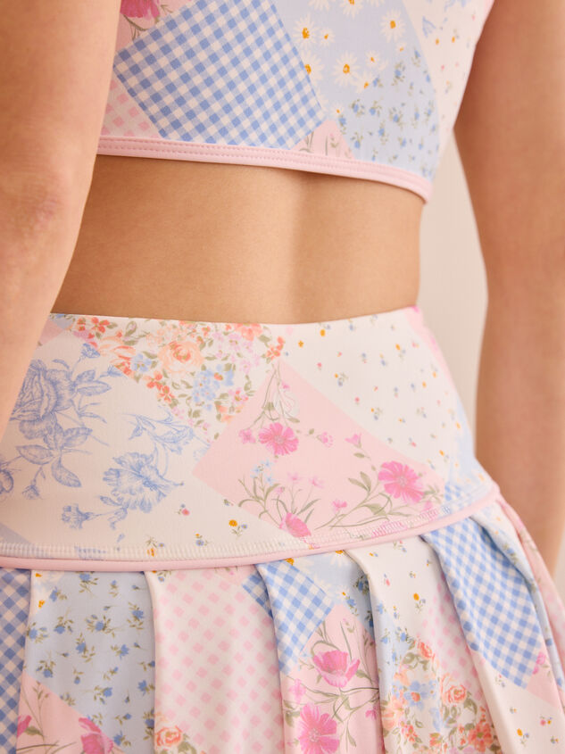 Steady Tempo Patchwork Skirt Detail 6 - TULLABEE