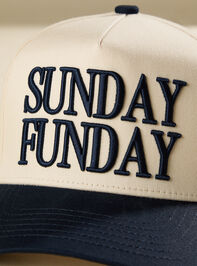 Sunday Funday Trucker Hat Detail 3 - TULLABEE