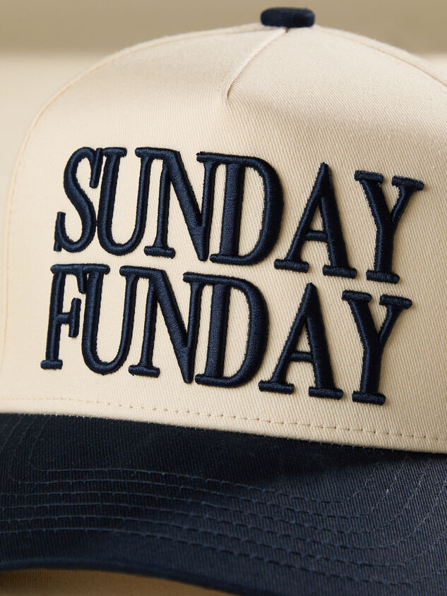 Sunday Funday Trucker Hat Detail 3 - TULLABEE