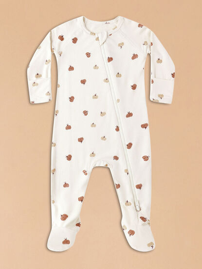 Pumpkin Babes Footie by Quincy Mae - TULLABEE