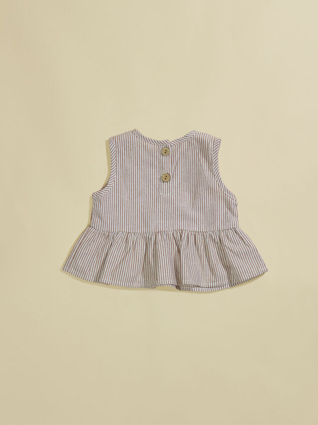 Zoey Peplum Top and Bloomer Set Detail 2 - TULLABEE