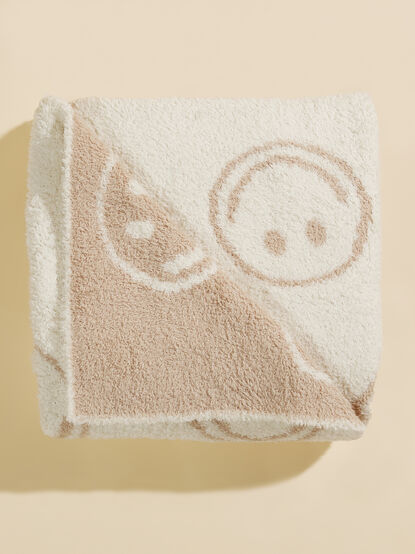 Smiley Face Plush Blanket - TULLABEE