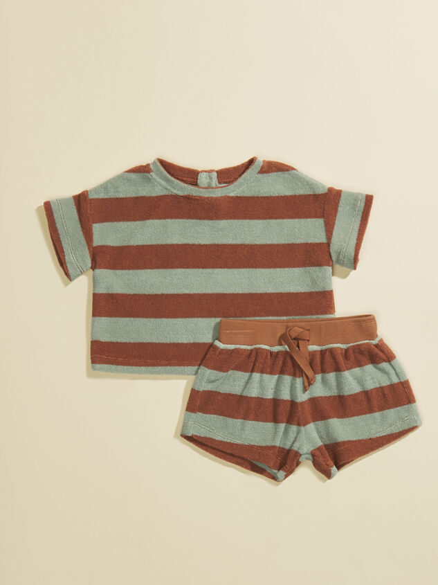 Raelynn Tee and Shorts Set by Quincy Mae - TULLABEE