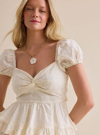 Mari Baby Doll Top Detail 3 - TULLABEE