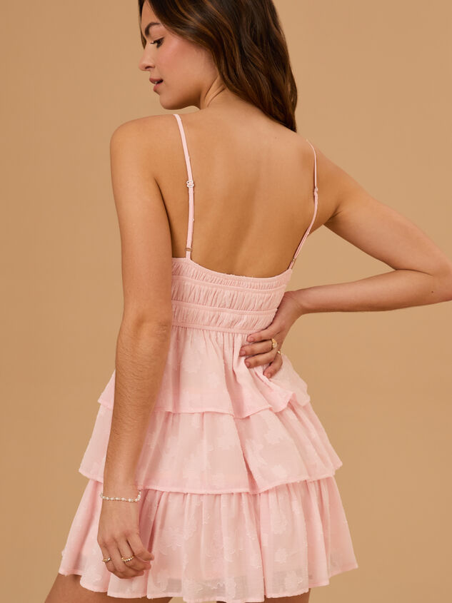 Ellie Tiered Mini Dress Detail 5 - TULLABEE