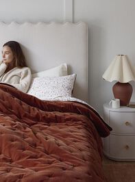 Lily Upholstered Bed Detail 2 - TULLABEE