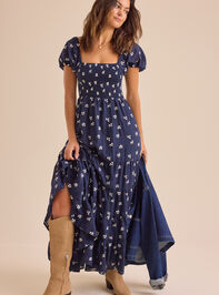 Oaklynn Embroidered Maxi Dress Detail 2 - TULLABEE