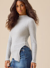 Eloise Mock Neck Top Detail 3 - TULLABEE
