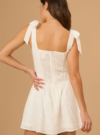 Elise Eyelet Mini Dress Detail 4 - TULLABEE