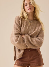 Terra Knit Cable Sweater Detail 6 - TULLABEE