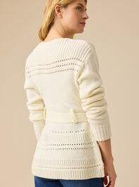 Scout Belted Cardigan Detail 4 - TULLABEE