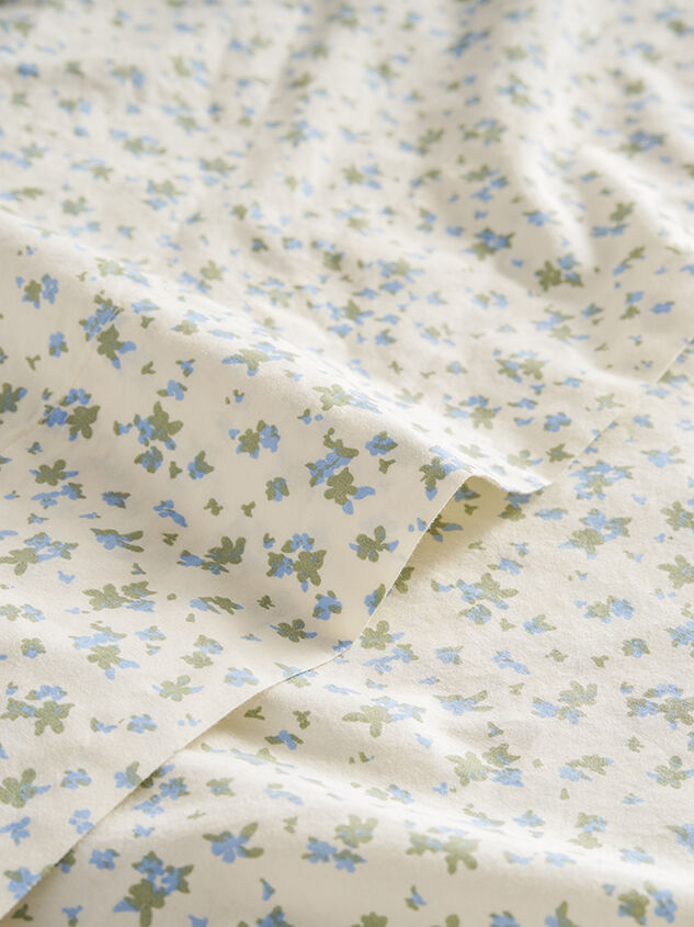Petunia Cotton Sheet Set Detail 3 - TULLABEE