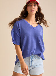 Alessia Ribbed Tunic Top - TULLABEE