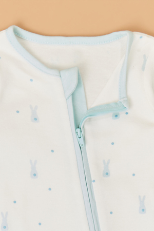 Blue Bunny Footie by Mudpie - Altar'd State - 