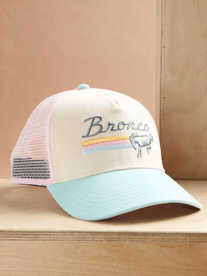 Bronco Rainbow Trucker Hat - TULLABEE
